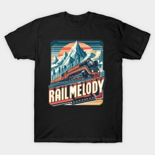 Train Vintage, Rail Melody T-Shirt